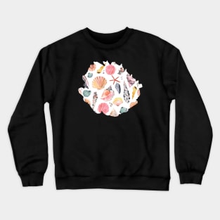 Sea shells Spicy Orange 2 Crewneck Sweatshirt